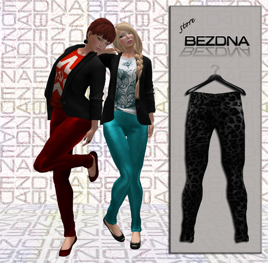 SALE!!! @BEZDNA@ Mesh Leggings leopard black