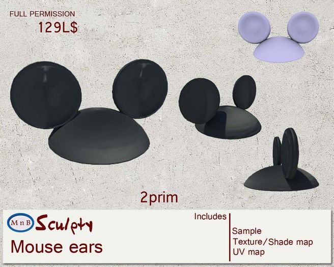 *~M`n B~* Mouse ears (box)