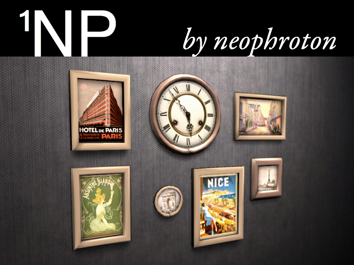 1NP's Memories of Paris (2 prims, COPY)