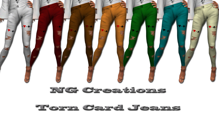 Torn Card Jeans Fatpack