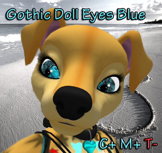 [BB] Gothic Doll Eyes Blue *Boxed*