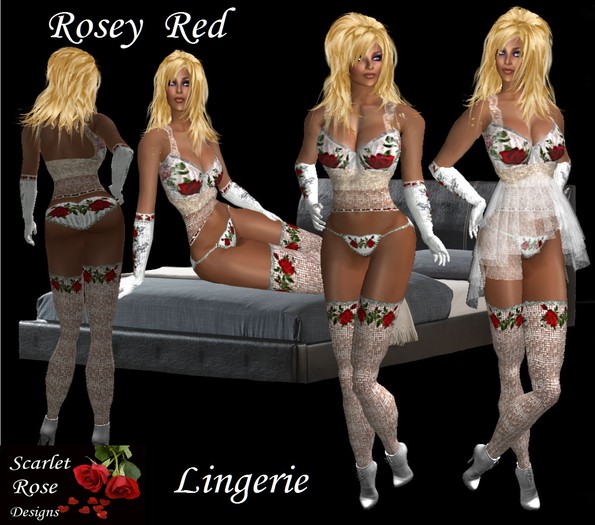 S.R.D. ROSEY RED LINGERIE - PROMOTION