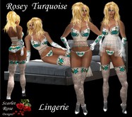 S.R.D. ROSEY TURQUOISE LINGERIE -  PROMOTION 