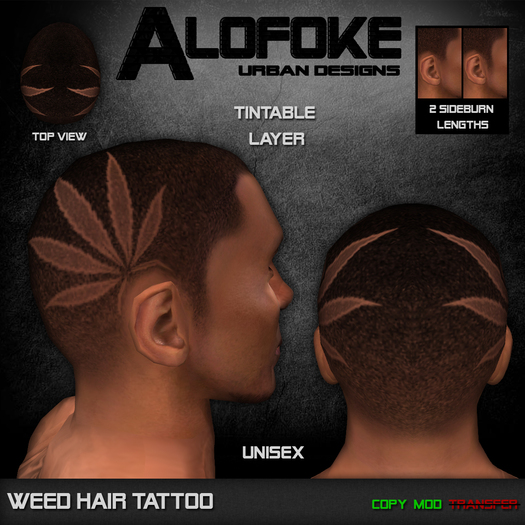 Alofoke! - Weed Hair Tattoo