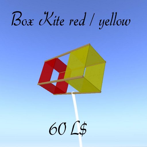 Box Kite red / yellow