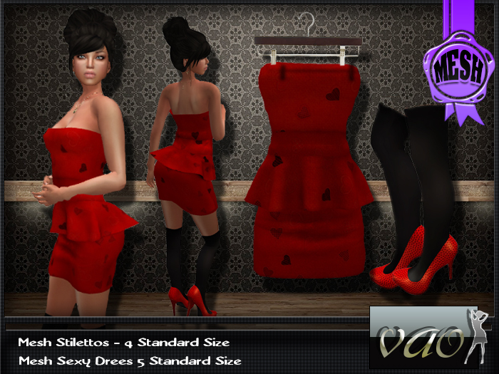..:: VAo ::.. MESH-Drees Maria - Red Heart ::