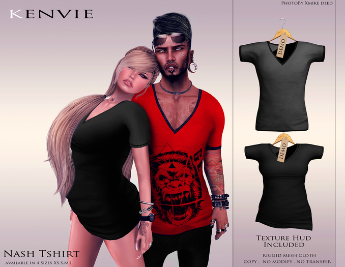 KENVIE . mesh Nash shirt Demo
