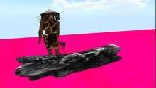 burnt wood kludge 19.02.13.B sculpt log prim full perm copy mod