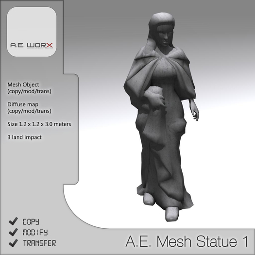 A.E. Mesh Statue 1