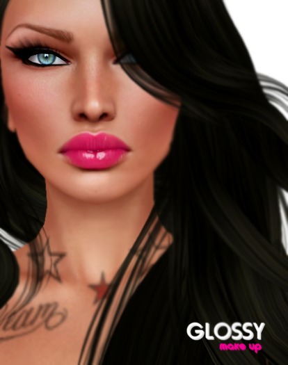 .:GLOSSY:. Erika's pink lips