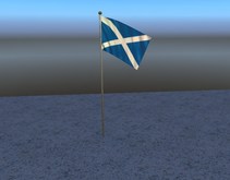 Scottish Flagpole (Boxed)