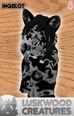 Luskwood Inqblot Cat Avatar - Female