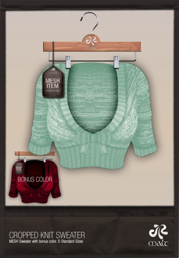 .:MALT:. MESH Cropped Knit - DEMO