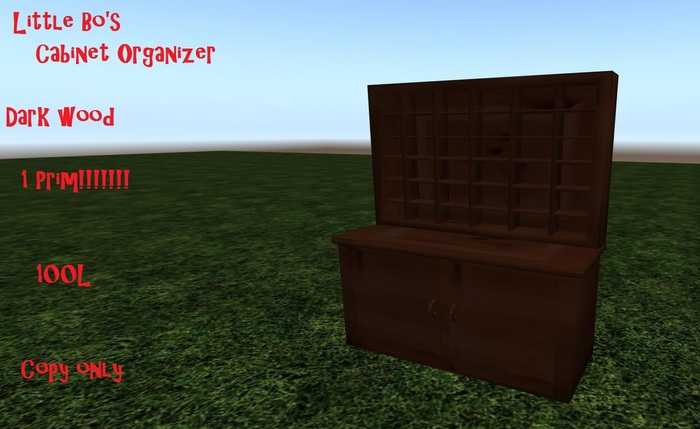 Cabinet Organizer Dark Wood