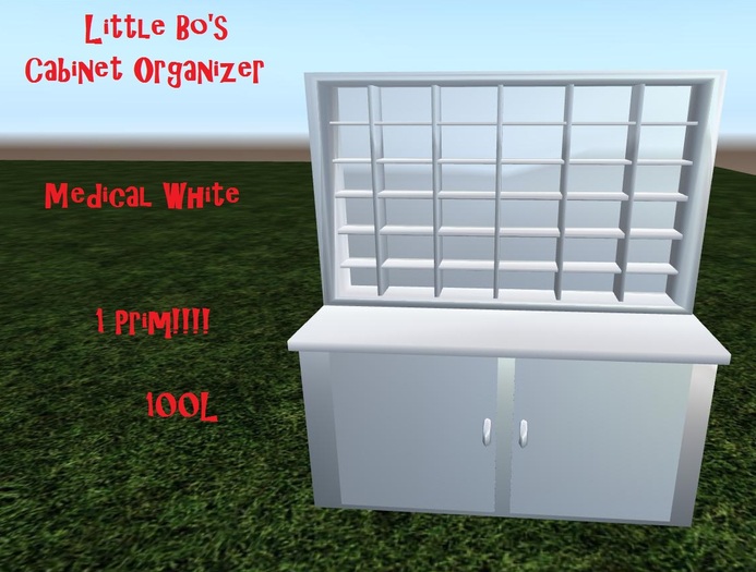 Cabinet Organizer ~ Medical White