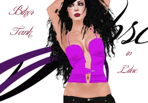Biker Tank in Lilac 