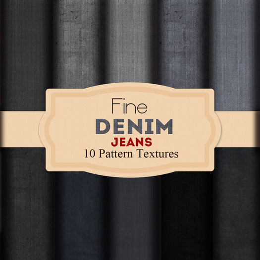 Fine Denim - 12  Fabric textures -  (Seamless)