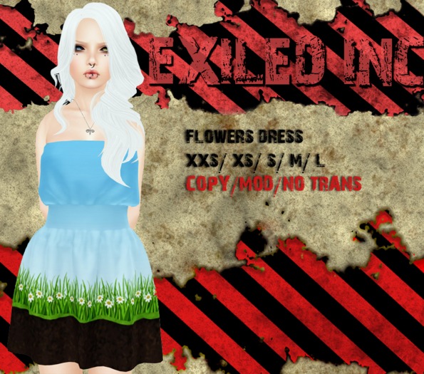 [Exiled Inc.] Dress flowers box
