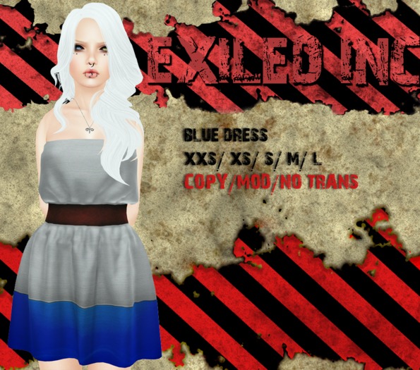 [Exiled Inc.] Dress blue box