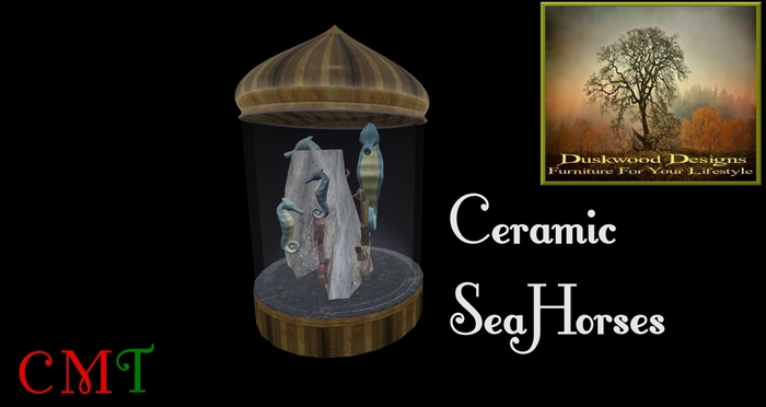 Ceramic SeaHorses (Boxed)