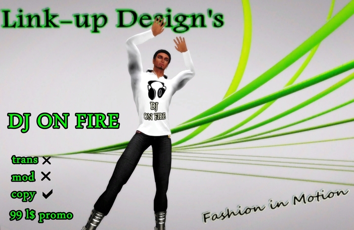 Link-up mesh DJ shirt
