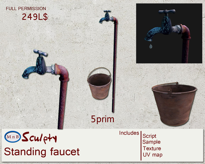 *~M`n B~*  Standing Faucet