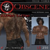 006 obscene fashion Deamon tattoo