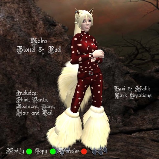 Neko Blond & Red