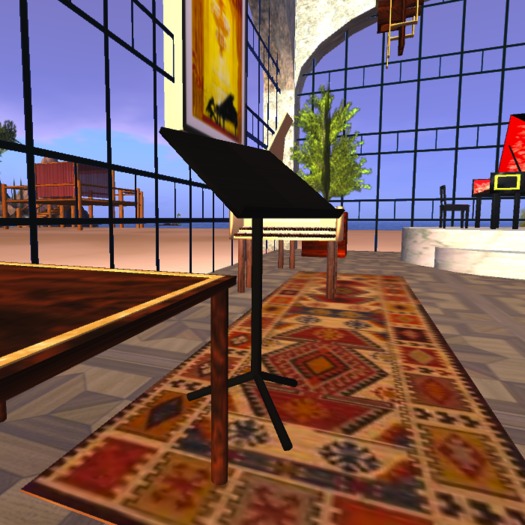 *WS* Music Stand (short) One Prim!