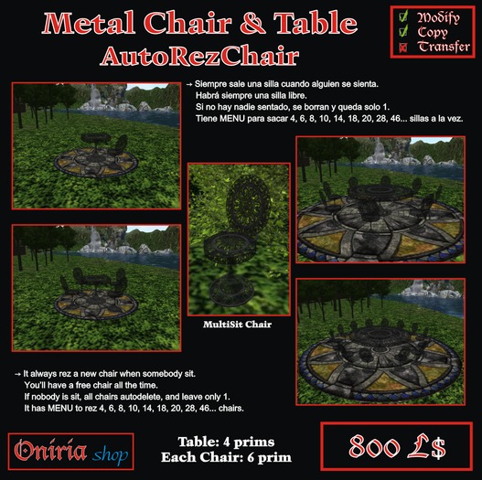 AutoRezChairMetal