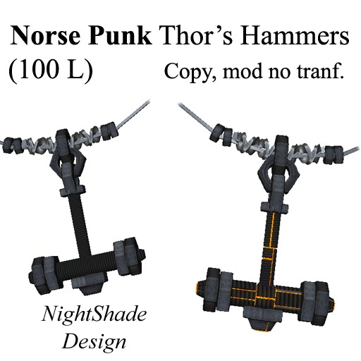 Norse Punk Thor's Hammers 001