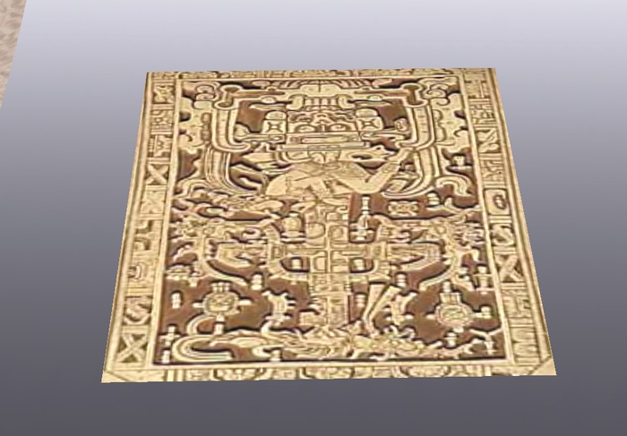 Gold Shapes Carpet