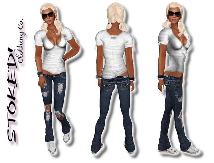 ::STOKED:: Cali Style Outfit - White