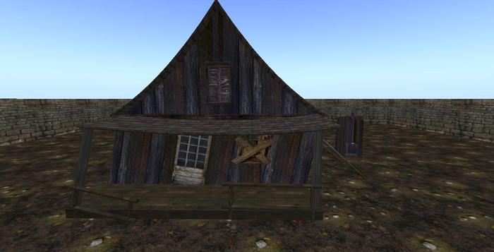 OLD LEANING CABIN boxed