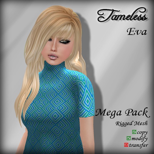 Tameless Hair Eva (MESH) - Mega Pack