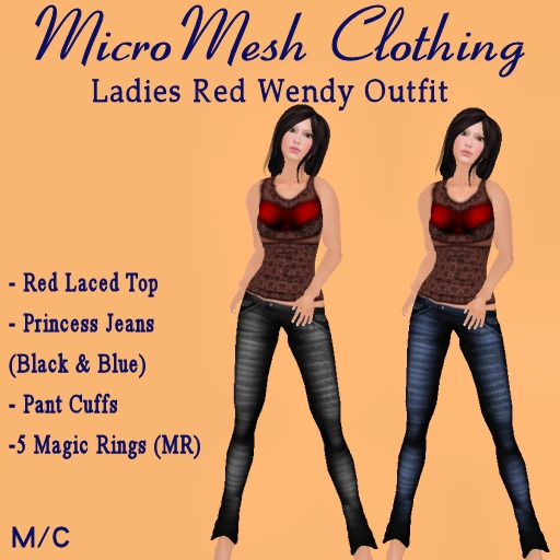 Wendy Red Outfit (Micro Avatars)