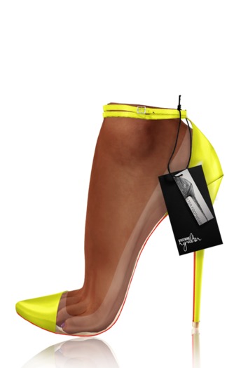 .: ryvolter :. Ulla Translucent Pumps - Black