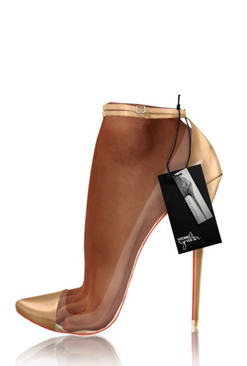 .: ryvolter :. Ulla Translucent Pumps - Black