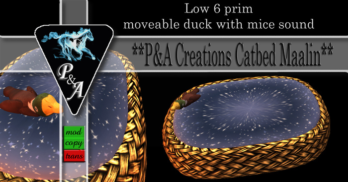 **P&A Creations Catbed Maalin**