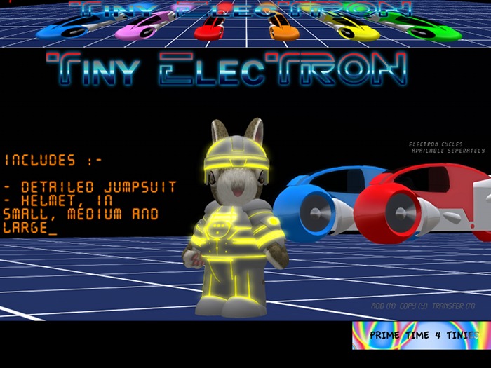 Prime Time 4 Tinies Tiny Electron suit (yellow)