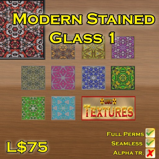 USC Textures - Modern Stained Glass 1 