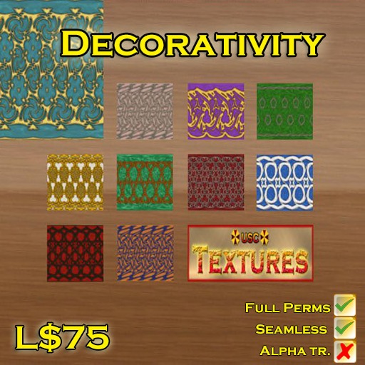 USC Textures - Decorativity