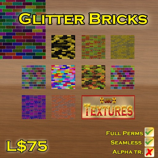 USC Textures - Glitter Bricks 