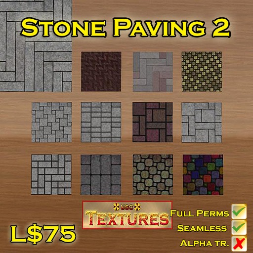 USC Textures - Stone Paving 2 