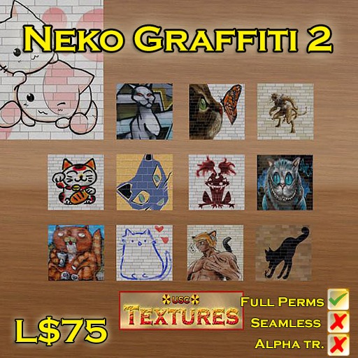 USC Textures - Neko Graffiti 2 