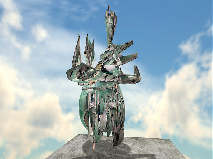Repentative Alpha No More - Abstract Sculpture