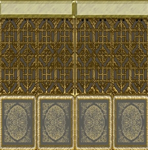 chinese gold door /window
