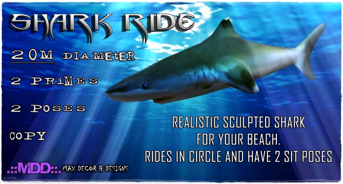 .::MDD::. Shark Ride - 20m Diameter Wide Ride (360°) - 2 Poses