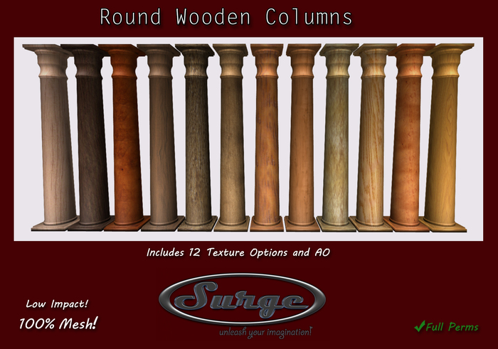 Round Wooden Column Pack