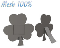 T-3D Creations [ Shamrock Frame ] Regular MESH - Full Perm